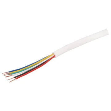 Conductor colours: yellow, green, blue, white, red & black. ACMA approved for use in security installations.