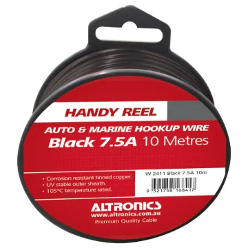 Tinned for corrosion resistance. Ideal for auto & marine wiring jobs. Convenient mini-reels.