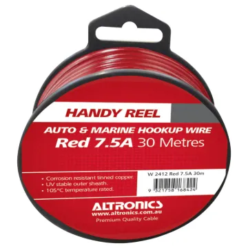 Tinned for corrosion resistance. Ideal for auto & marine wiring jobs. Convenient mini-reels.