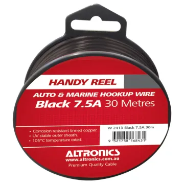 Tinned for corrosion resistance. Ideal for auto & marine wiring jobs. Convenient mini-reels.