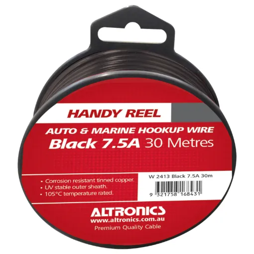 Tinned for corrosion resistance. Ideal for auto & marine wiring jobs. Convenient mini-reels.