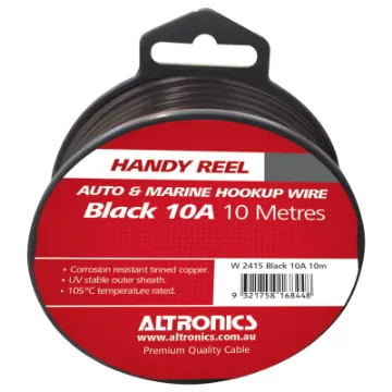 Tinned for corrosion resistance. Ideal for auto & marine wiring jobs. Convenient mini-reels.