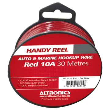 Tinned for corrosion resistance. Ideal for auto & marine wiring jobs. Convenient mini-reels.