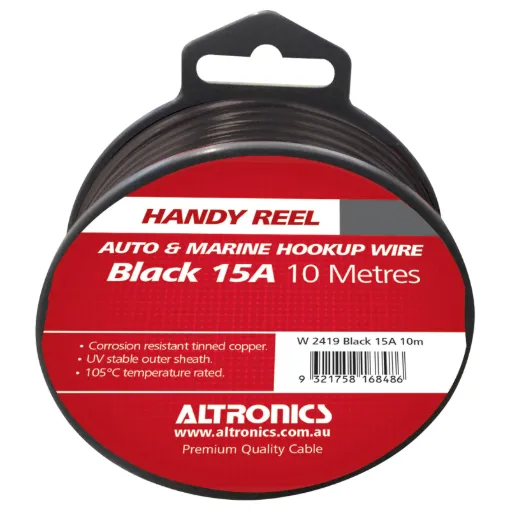 Tinned for corrosion resistance. Ideal for auto & marine wiring jobs. Convenient mini-reels.