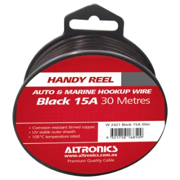 Tinned for corrosion resistance. Ideal for auto & marine wiring jobs. Convenient mini-reels.