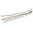 Multi pack of 10m hook up cable for projects. Suitable for general purpose low current wiring. Solid core wire is suits breadboard jumpers & links.