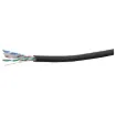 U/UTP (unshielded twisted pair) network cable with UV stabilised sheath for exterior use