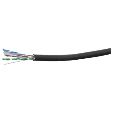 U/UTP (unshielded twisted pair) network cable with UV stabilised sheath for exterior use