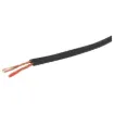 Suitable for stereo audio leads and general purpose audio circuits.  Both inner conductors are individually shielded.