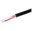 Extremely flexible, suitable for  mic extension leads.  Includes embedded string for improved strength, flexibility and reliability. 100m.