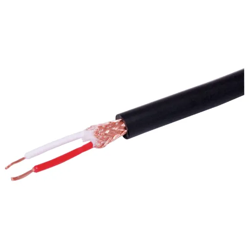 Extremely flexible, suitable for mic extension leads. Includes embedded string for improved strength, flexibility and reliability. 300m.