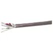 Each pair individually shielded with aluminium mylar shield plus single drain wire.
Conductor colours:
Pair 1: Black & Red
Pair 2: Green & White