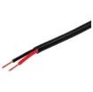 Double PVC insulated twin. Separate conductors with non-bonded sheath.