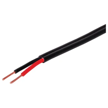 Double PVC insulated twin. Separate conductors with non-bonded sheath.