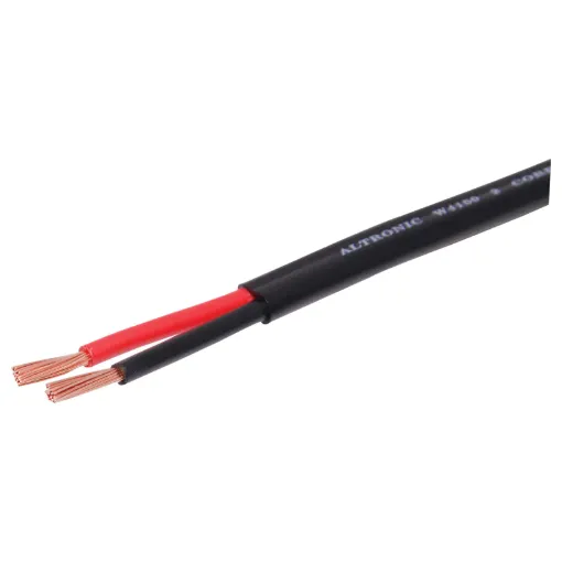 Double PVC insulated twin. Separate conductors with non-bonded sheath.