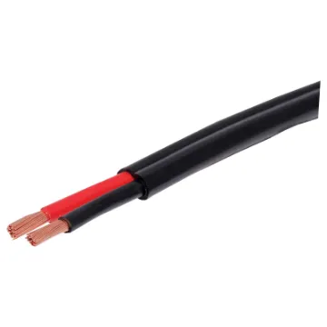 Double PVC insulated twin. Separate conductors with non-bonded sheath.