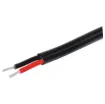 This 14/0.30 Tinned Heavy Duty Automotive Black Figure 8 Cable is ideal for running power in automotive applications. Double sheath for added protection.