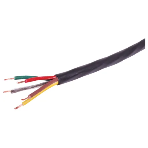 5 core trailer cable for DC power wiring in automotive applications.