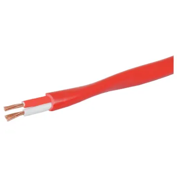 Double insulated twisted pair cable designed for use in fire alarm and 100V line public address systems. Size: 2 x 7/0.5 Voltage rating: 600V AC Current rating: 14 Amps