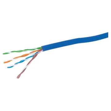 U/UTP (unshielded twisted pair) network cable. Solid copper conductors. 305m pull box