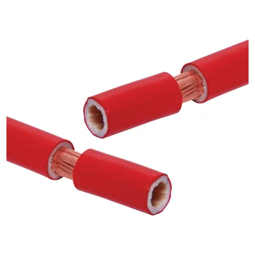 High current capacity suitable for connection between battery banks and inverters.