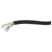 U/UTP (unshielded twisted pair) network cable. Solid copper conductors 8 x 1/0.55 (≈0.20mm2 /23AWG). 6mm OD.