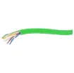 U/UTP (unshielded twisted pair) network cable. Solid copper conductors 8 x 1/0.55 (≈0.20mm2 /23AWG). 6mm OD.