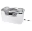 This ultrasonic cleaner uses two transducer generators to produce millions of microscopic cleansing bubbles which blow dirt, grease and grime off surfaces and penetrate deep into cracks and holes. This personal ultrasonic cleaner won't scratch precious jewelry or glass.