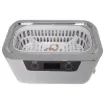 This ultrasonic cleaner uses two transducer generators to produce millions of microscopic cleansing bubbles which blow dirt, grease and grime off surfaces and penetrate deep into cracks and holes. This personal ultrasonic cleaner won't scratch precious jewelry or glass.