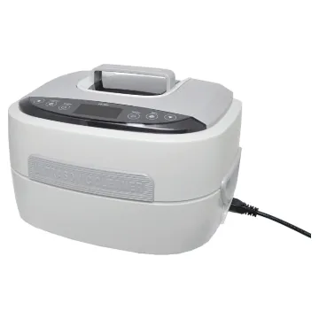This heated ultrasonic cleaner utilises a powerful industrial 60W transducer to blast dirt, grease and grime from tiny parts and jewelry. The 2.5 litre tank is large enough to accommodate objects such as glasses, hand tools, car parts, dentures etc.
