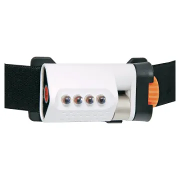 Incorporates 4 high brightness white LEDs with an adjustable elastic headband. Light assembly features a metal reinforced bracket and tilts down to direct light where you need it. Ideal for working in dimly lit areas such as equipment cupboards or leisure