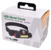 This handy LED head worn torch features USB charging and IP54 weather resistance for a variety of outdoor activities. It's also great for working in tight, dimly lit spaces such as behind equipment, under vehicles etc.