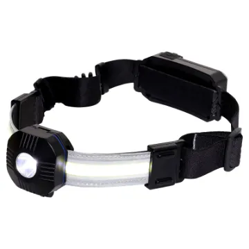 This multi-function LED head torch features front and rear mounted lamps for a variety of outdoor activities. It's also great for working in tight, dimly lit spaces such as behind equipment, under vehicles etc.
