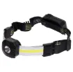 This multi-function LED head torch features front and rear mounted lamps for a variety of outdoor activities. It's also great for working in tight, dimly lit spaces such as behind equipment, under vehicles etc.