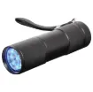 This compact yet powerful torch employs a 3 Watt ultra violet light ideal to detect counterfeit notes, spills, dust and stains in your household. Operated by 3 x 1.5V AAA batteries (sold separately). Size: 90mm long.