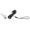 This compact yet powerful torch employs a 3 watt super bright white LED and has adjustable beam focus. It also features a strong 3W LED light positioned on the side of the torch which turns it into a lantern making it a perfect light source for any camping trip or family picnic. As the torch charges through USB you won''t have to worry about taking