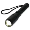 This compact torch can not only be charged via usb, but can also be used as a powerbank. The torch employs a high brightness 5 Watt light that multiple modes.