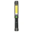 This compact torch employs a high brightness 3 Watt LED. It’s powered by 3 AA 1.5V batteries. Great for map emergencies or shedding light on areas your interior light doesn’t reach! Perfect for the glove box. The magnetic end means you can hang it under your bonnet. Requires 3 x AA batteries (not included).