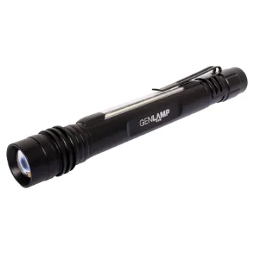 Need a torch for your pocket while you work? This handy pen light provides all the light you might need with a powerful 3W, 190 lumen beam with up to 40m range. The front of the torch can be rotated to a focus and adjust the light beam as needed.