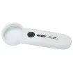 A high quality handheld magnifier with 37mm glass lens aided by 2 x LEDs for illumination. Great for stamp  and coin collectors. Runs on 3 x AAA batteries.