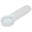 A high quality handheld magnifier with 37mm glass lens aided by 2 x LEDs for illumination. Great for stamp  and coin collectors. Runs on 3 x AAA batteries.