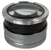 This illuminated surface magnifying loupe offers 5x -7x magnification through its 72mm lens.