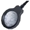 USB magnifying lamp provides 20 dioptres (5x) magnification with its 90mm lens. It's the perfect work lamp for the desk, electronics workbench or shed.