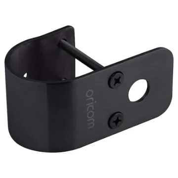 Black powdercoated brackets to suit 50mm diameter bull bars on 4WDs.