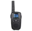 Great value twin pack of medium power transmitters offering range up to 7km for outdoor activities. Provides great voice quality and is ideal for keeping in touch whilst working or exploring. Includes 8 rechargeable batteries, mains charger & belt clips.