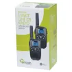 Great value twin pack of medium power transmitters offering range up to 7km for outdoor activities. Provides great voice quality and is ideal for keeping in touch whilst working or exploring. Includes 8 rechargeable batteries, mains charger & belt clips.