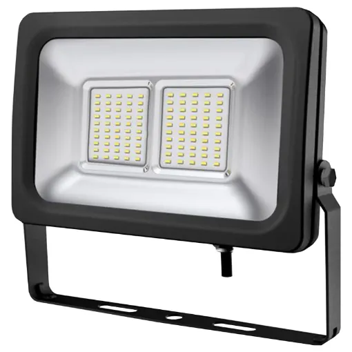 This slim IP65 energy efficient LED flood light is ideal of outside your house so you can see when you arrive home late or even in the back garden while your entertaining to provide light. Also suitable for indoor use. The case is made with durable diecast aluminium and includes a mounting bracket. The specially made aluminium reflector improves li