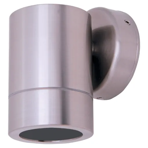 These popular outdoor wall lights are seen in many of todays modern designer homes. Ideal for effect lighting around driveways, entrances and courtyards. ideal for garden feature lighting. IP65 weatherproof design constructed from marine grade 316 stainle