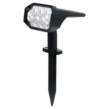 This solar spotlight is suitable for highlighting all your garden and landscape features, or to light up your pathway.
