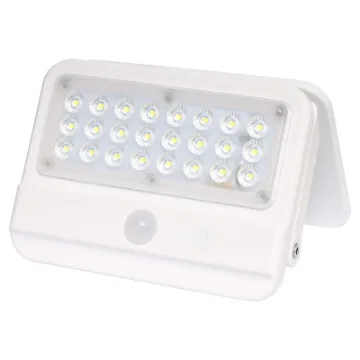 This 7W 800 Lumen LED Solar Powered Sensor Floodlight features a quality plastic body and durable mounting bracket. It can be mounted as a wall light.